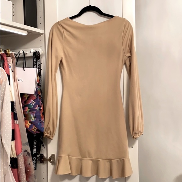 NWT Faux Button Up Mini Dress - Picture 3 of 5